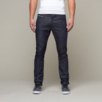 Lean Guy Selvage Skinny Fit Jeans // Dark Indigo (36WX32L)