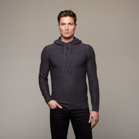 Scopa Hooded Sweater // Charcoal (S)