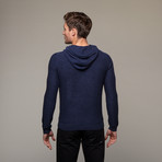 Scopa Hooded Sweater // Blue (S)