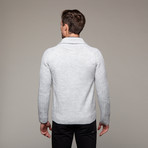 Monaco Shawl Collar Cardigan // Oatmeal (S)