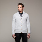 Monaco Shawl Collar Cardigan // Oatmeal (S)