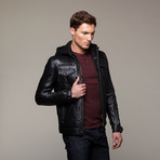 7 Diamonds // Manila Leather Jacket // Black (S)
