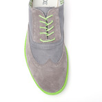 Vinci Oxford // Charcoal & Neon Green (Euro: 45)