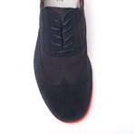 Vinci Oxford // Navy & Coral (Euro: 46)