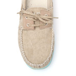 Riva Moccasin // Beige & Seagreen (Euro: 45)