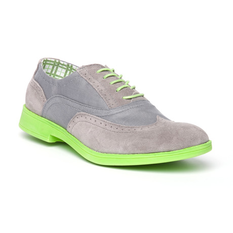 Vinci Oxford // Charcoal & Neon Green (Euro: 41)