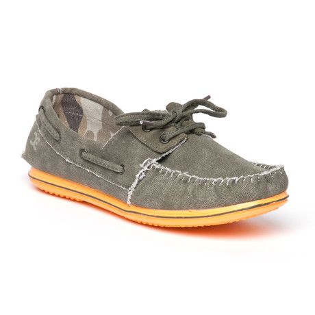 Riva Moccasin // Sage Camo & Orange (Euro: 41)