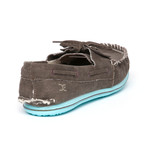 Riva Moccasin // Chocolate & Turquoise (Euro: 42)