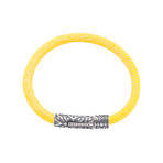 Yellow Stingray with Silver Clasp (Medium)