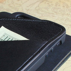 Quickdraw Wallet Case // iPhone 5 (Black Ballistic Nylon)