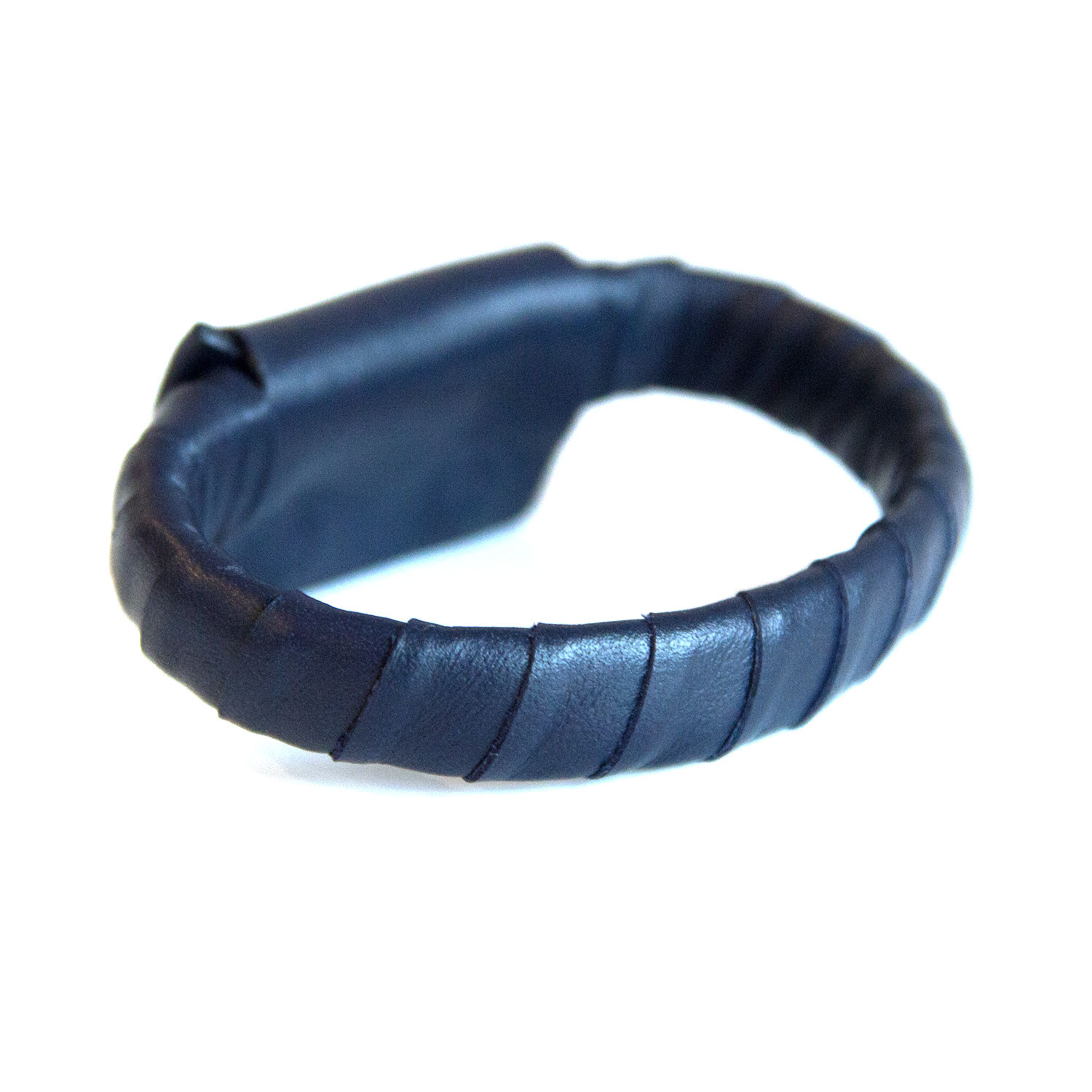 Black Cord Bracelet with Blue Lighter – Jewellery