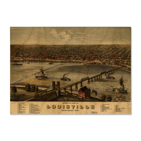 Louisville // 1876 (Small // 20"L x 14"H)