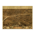 Des Moines // 1868 (Small // 16"L x 12"H)