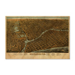 Milwaukee // 1872 (Small // 18"L x 12"H)