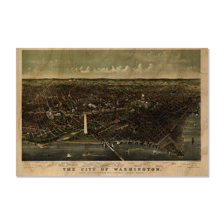 Washington // 1892 (Small // 18"L x 12"H)