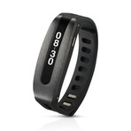 GOLiFE CARE Smart Fitness Band // Metallic Grey & Black