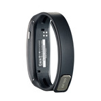 GOLiFE CARE Smart Fitness Band // Metallic Grey & Black