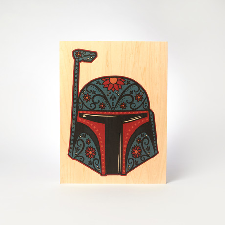Bobafett // Color Wood Panel // Star Wars