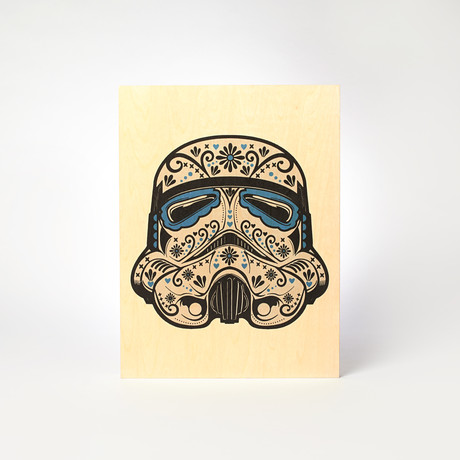 Storm Trooper // Color Wood Panel // Star Wars