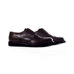 Leather Brogue + Wedge Sole // Brown (US: 10)