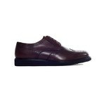 Leather Brogue + Wedge Sole // Brown (US: 8)