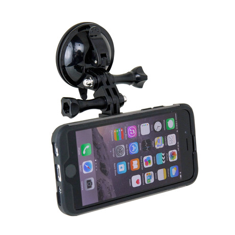 Suction Cup Mount + Rugged Case + Kickstand // Navy (iPhone 6/6s)
