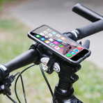Armband & Bar Bike Mount + Rugged Case + Kickstand // Navy (iPhone 5 & 5s)