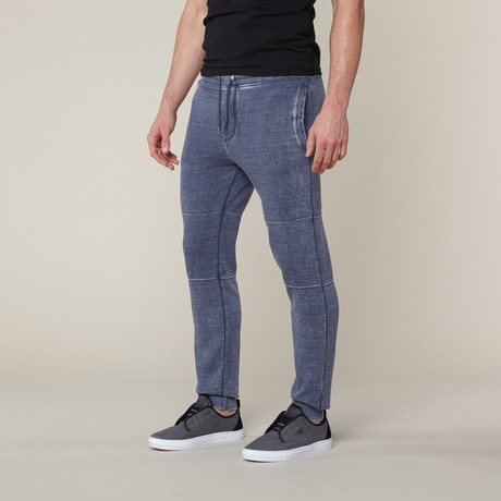 Burnout Jogger Sweatpant // Dark Navy (S)