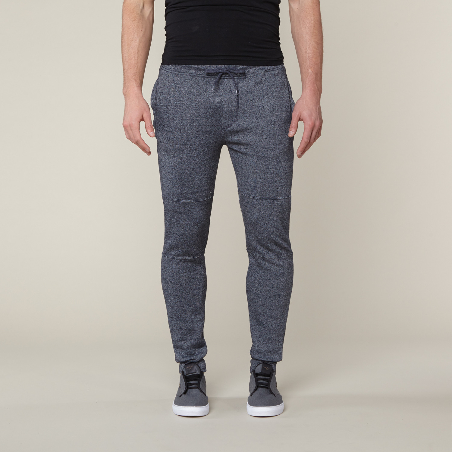 Marl Jogger Sweatpant // Navy (S) - Alpha Beta - Touch of Modern