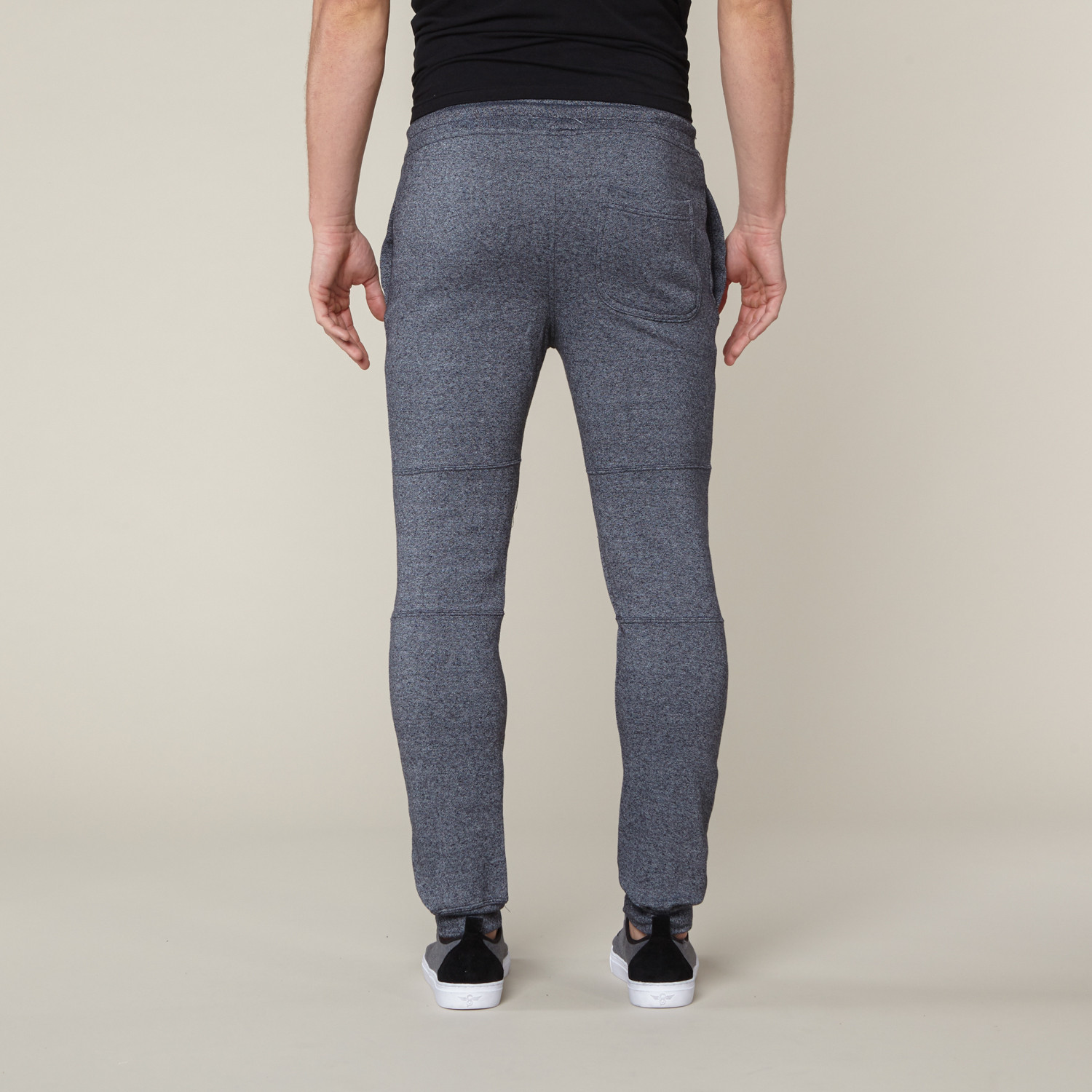 Marl Jogger Sweatpant // Navy (S) - Alpha Beta - Touch of Modern