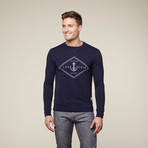 Double Diamond Crew // Navy (L)