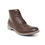 Milo Leather Brogue Wingtip Angus Boots (Euro: 40)