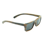 Clark Sunglasses // Ebony (Polarized Gray Lens)