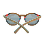 Joi Sunglasses // Canadian Maple (Brown + Red + Teal)