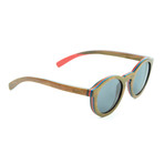 Joi Sunglasses // Canadian Maple (Brown + Red + Teal)