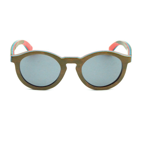 Joi Sunglasses // Canadian Maple (Brown + Red + Teal)