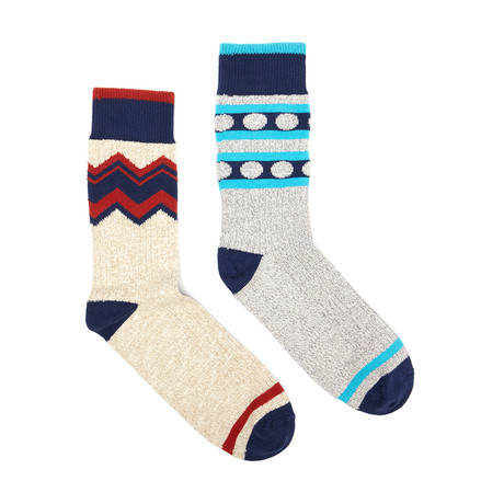 PACT // Compass Camp + Mountain Camp Sock // 2-Pack