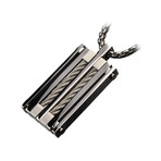 Stainless Steel Cable Pendant with Chain