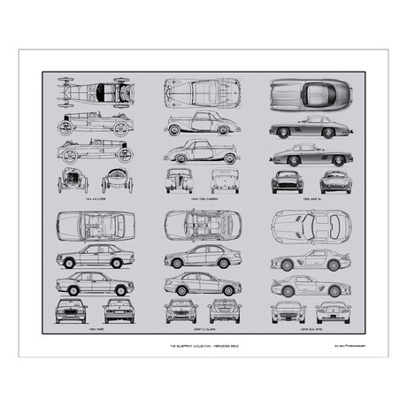 Mercedes Benz #2 Blueprint Collection