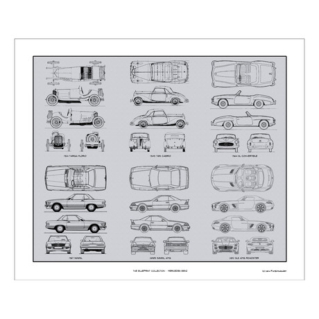 Mercedes Benz #1 Blueprint Collection