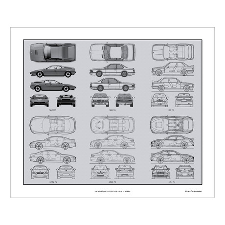 BMW M-Series Blueprint Collection