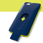 Selfy Case With Built-In Bluetooth Camera Remote // Blue (iPhone 6)