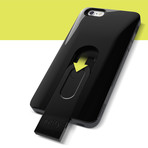 Selfy Case With Built-In Bluetooth Camera Remote // Black (iPhone 6)
