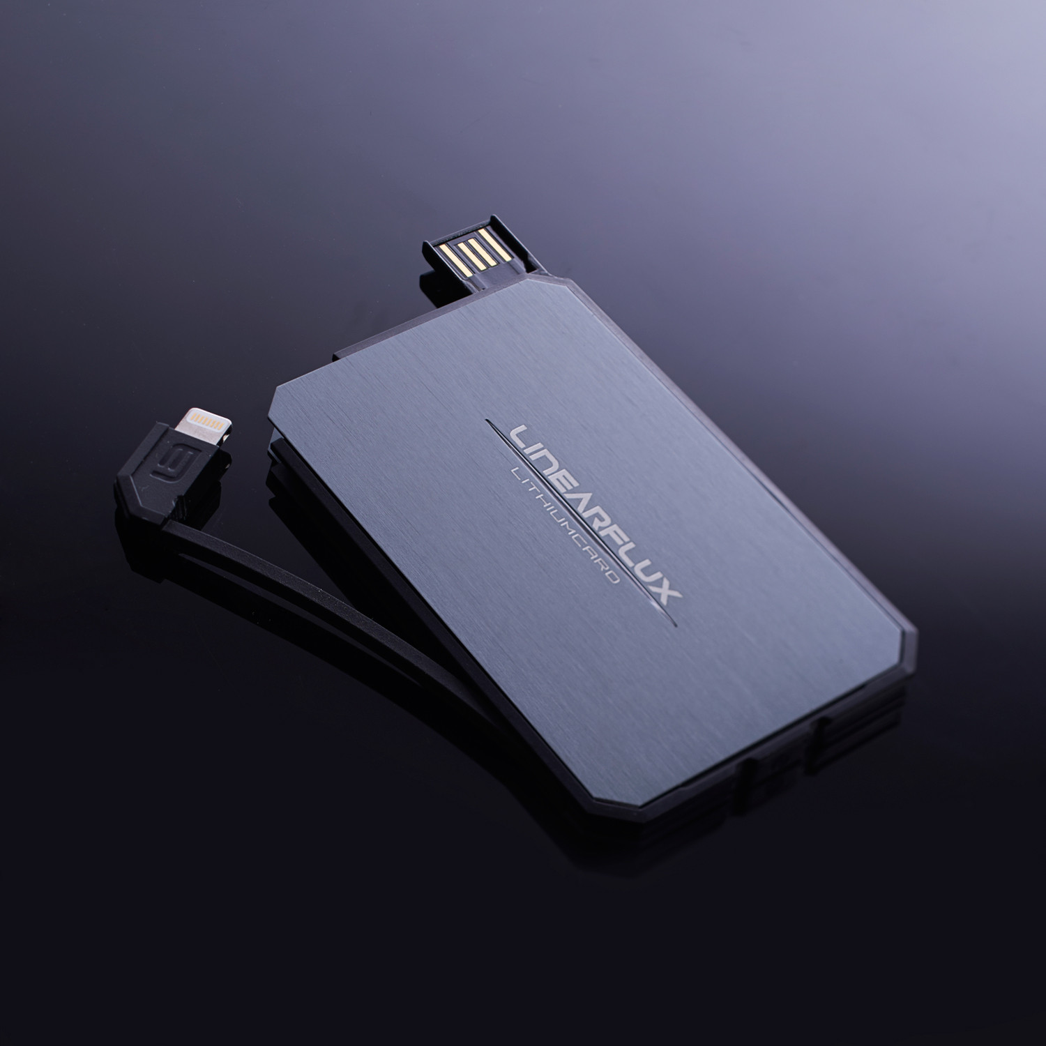 LithiumCard Air // Black (Apple Lightning) - LithiumCard - Touch of Modern