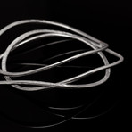 Bilbao Sculputred Thin Bangle