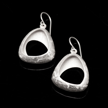 Gaudi Triángulo Earrings // Brushed