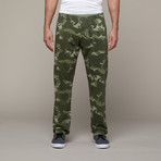 French Terry Straight Pant // Paintbrush Camo (L)