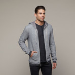 Sly Zip Hoodie // Cinder (XL)