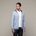 Sly Zip Hoodie // Peru Blue (M)