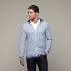 Sly Zip Hoodie // Peru Blue (M)